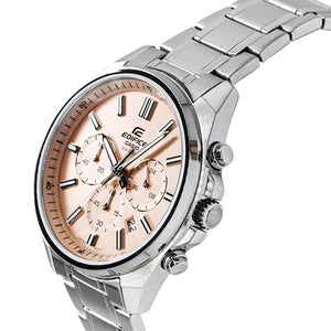 Casio Edifice Standard Chronograph Rose Gold Dial Men 43.5mm ED660 EFV-650D-4AV