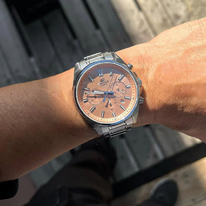Casio Edifice Standard Chronograph Rose Gold Dial Men 43.5mm ED660 EFV-650D-4AV