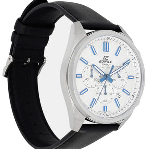 Casio Edifice Standard Chronograph Silver Dial Men 43.5mm ED661 EFV-650L-7AV