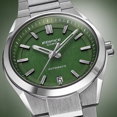 Casio Edifice Automatic Green Dial Men 39mm ED671 EFK-100D-3A
