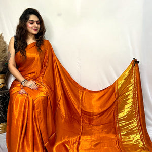Modal Silk Lagdi Zari Pallu Saree