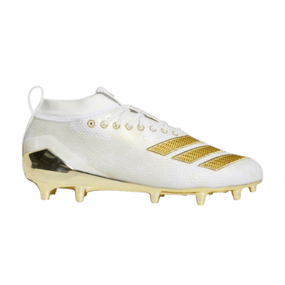 adidas Adizero 8.0 Cleat Cloud White Gold Metallic