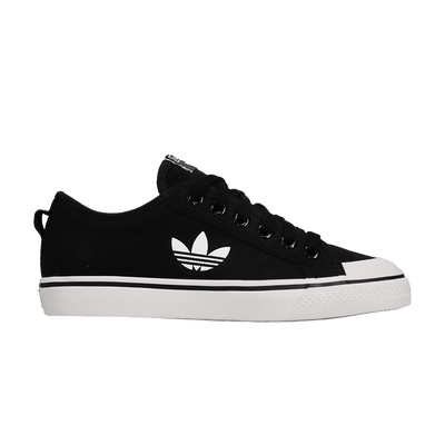 adidas Nizza Trefoil Core Black Crystal White (Women's)