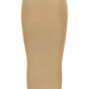 Balmain Ribbed Midi Skirt