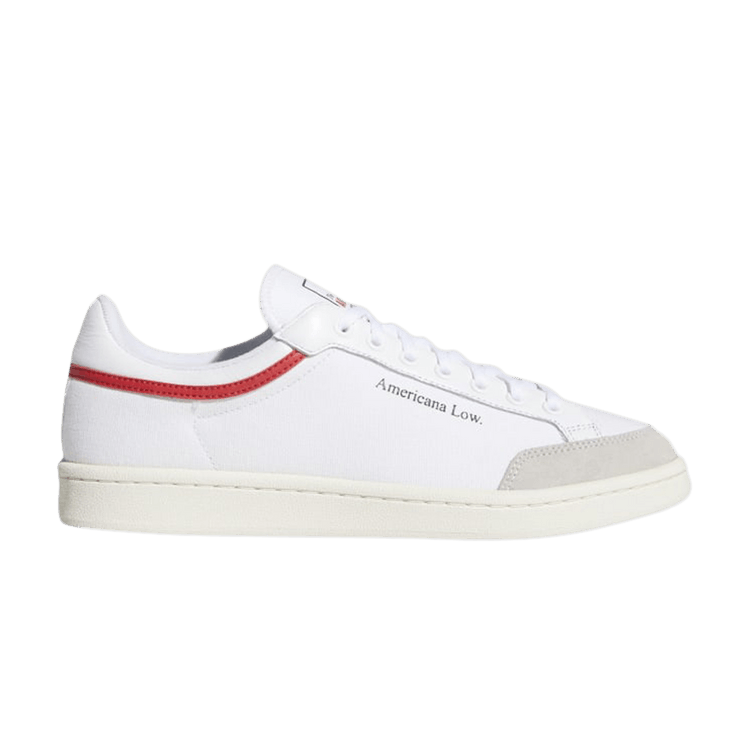 adidas Americana Low Cloud White Glory Red