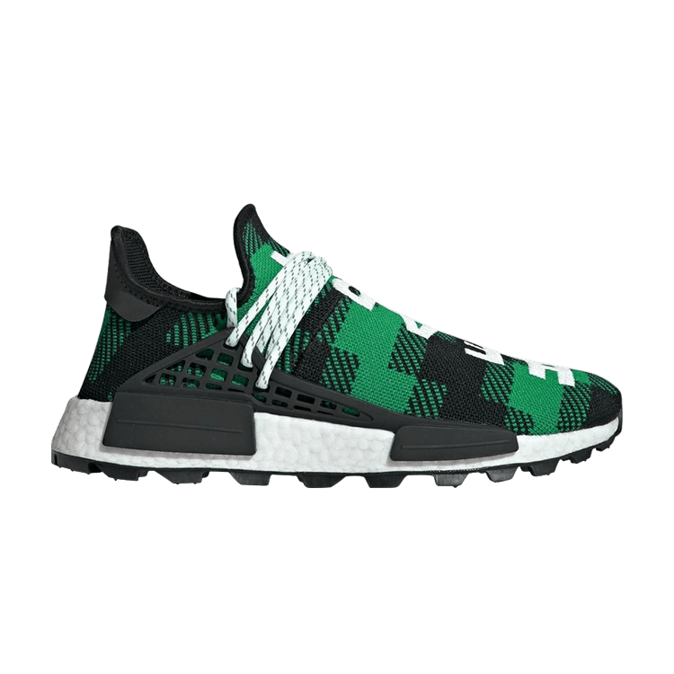 adidas NMD Hu Pharrell x BBC Green Plaid