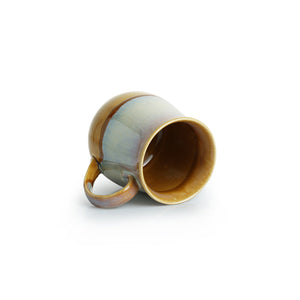 'The Milky-Way Canvas' Tea-Coffee & Milk Mug Dual-Glazed Studio Pottery In Ceramic (360 ML, Microwave Safe)