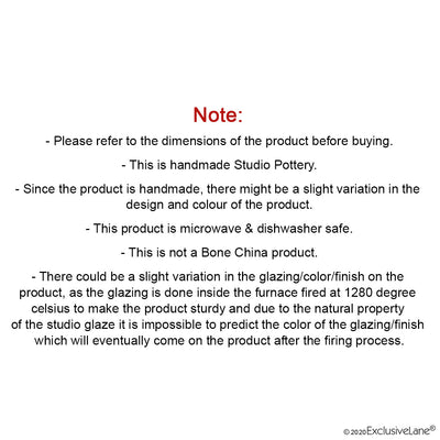 'Mint Chocolate' Hand Glazed Studio Pottery Tea & Coffee Mug In Ceramic (362 ML, Microwave Safe)