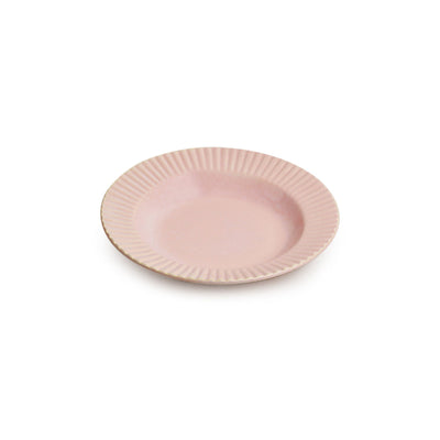 'Coral Reef' Dinner Plates In Ceramic (Set of 2, Hand Glazed Studio Pottery, Microwave Safe)