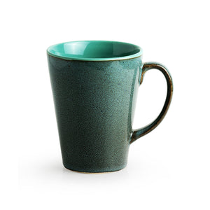 Blue - 'Blues Of Sky' Studio Pottery Glazed Coffee Mugs In Ceramic (Set Of 2)