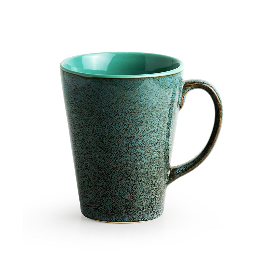 Blue - 'Blues Of Sky' Studio Pottery Glazed Coffee Mugs In Ceramic (Set Of 2)