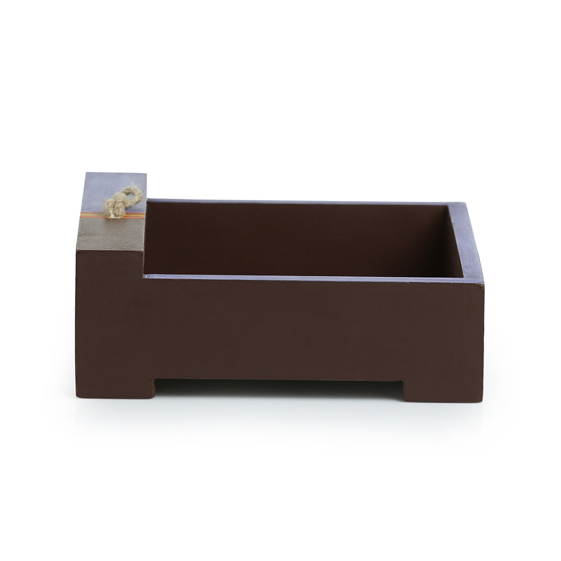 'Owl Motif' Tissue Holder In Pine Wood