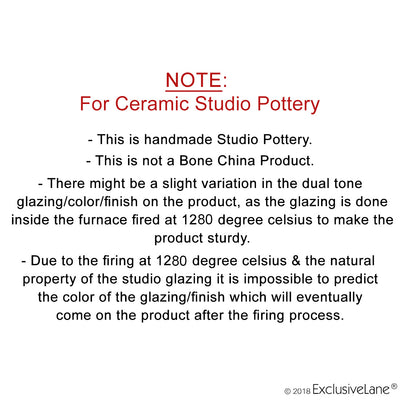 'Amber & Teal' Studio Pottery Oil Bottle In Ceramic (Set of 2, 250 ml)