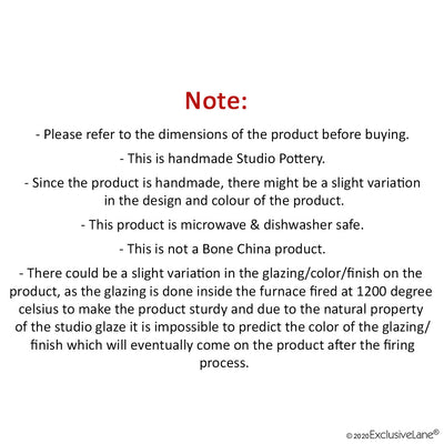 'Moroccan Floral' Handpainted Studio Pottery Tea Cups With Saucers In Ceramic (Set of 6, Microwave Safe)