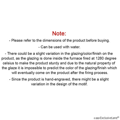 'Peacock Boulevard' Hand-Engraved Ceramic Vases (Set of 2, 8 Inch)