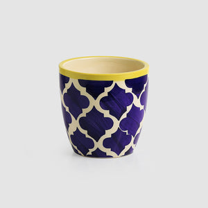 'The Morocco Pod' Handpainted Ceramic Planter