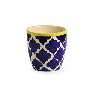 'The Morocco Pod' Handpainted Ceramic Planter