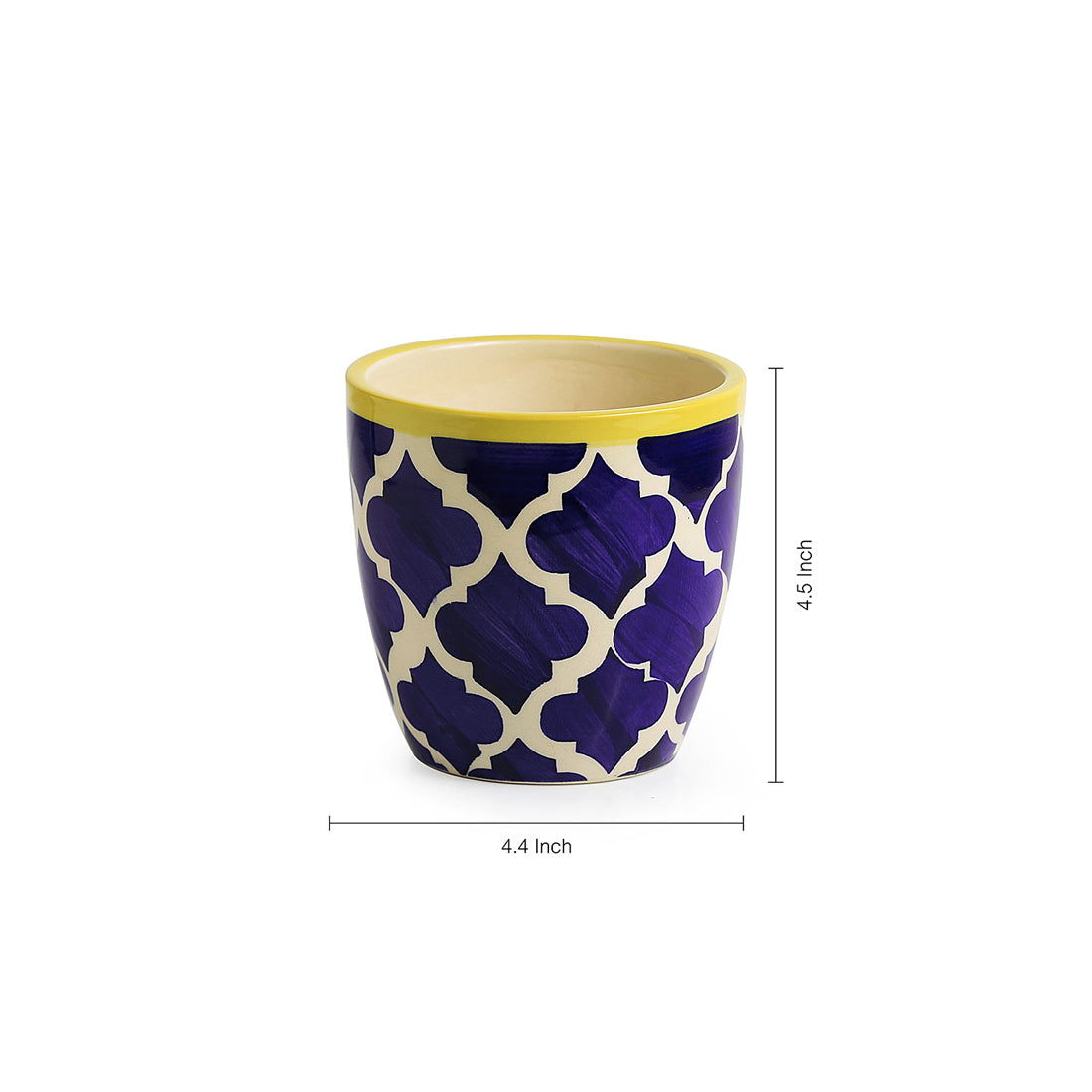 'The Morocco Pod' Handpainted Ceramic Planter