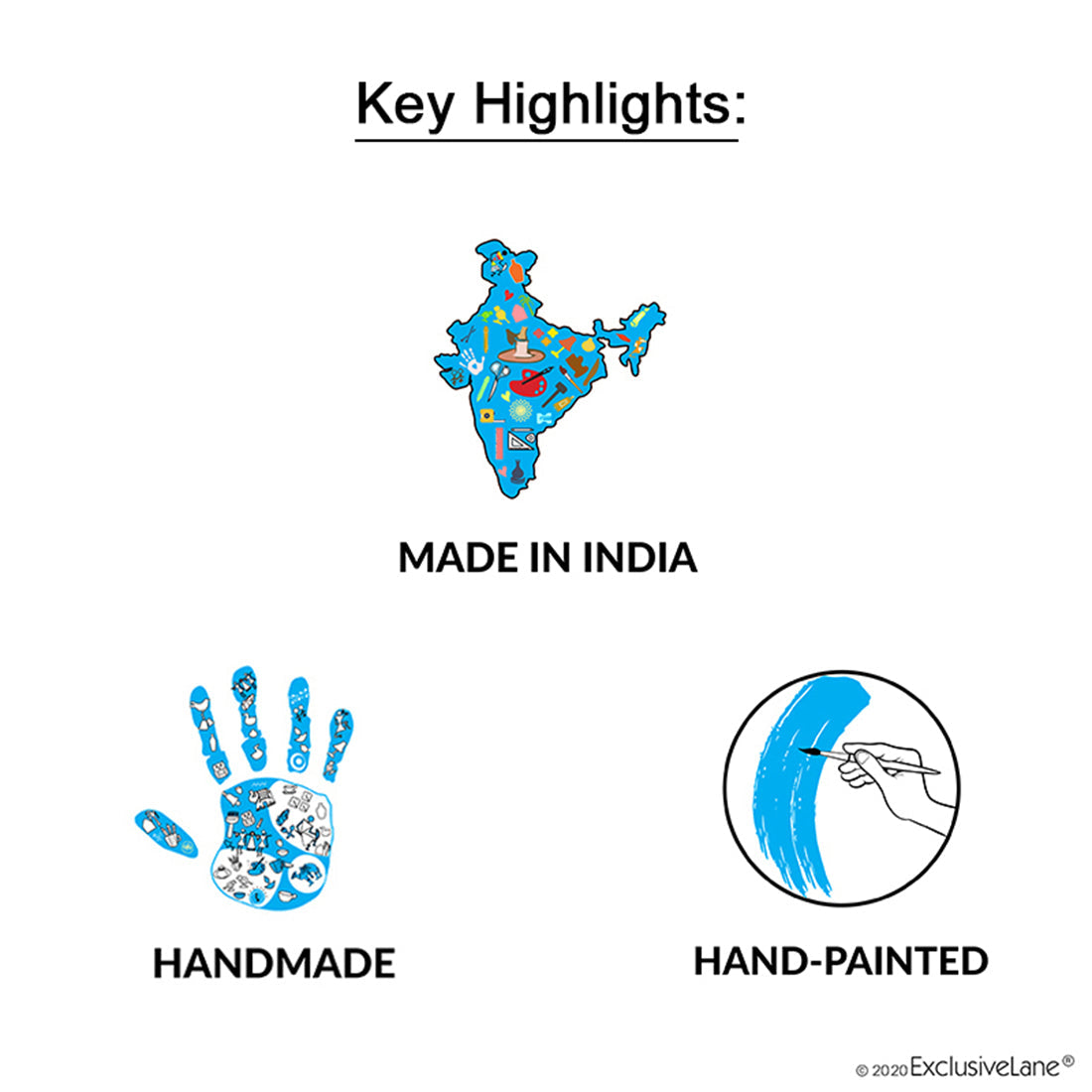 'Planting Moo' Handmade & Handpainted Terracotta Planter Pot (6 Inch)