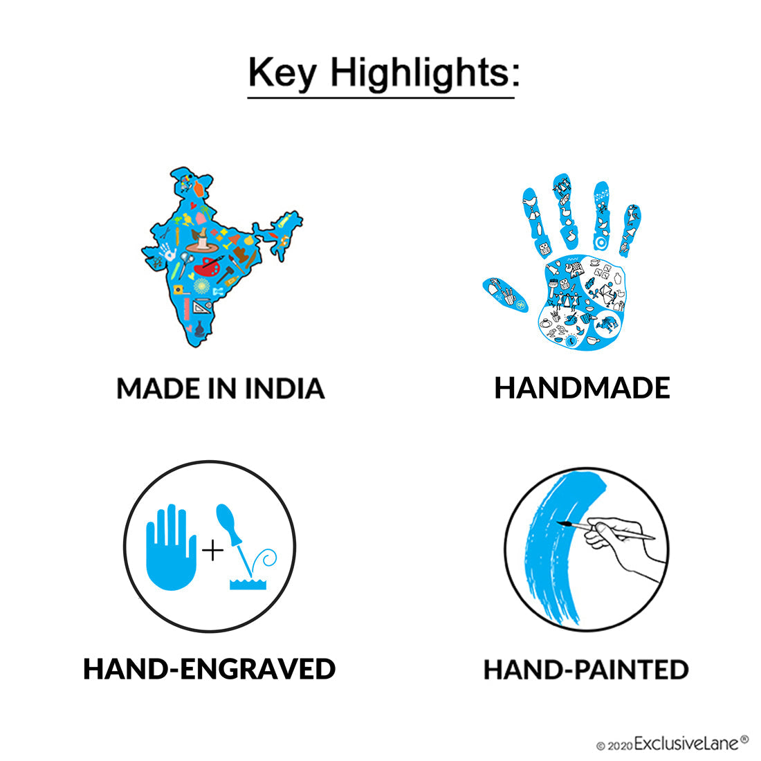 'Mud Blossoms' Handmade & Handpainted Terracotta Planter Pot (4 Inch)