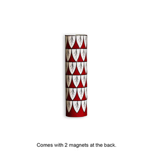 'Mughal Petals' Floral Magnetic Frigde Planter In Metal