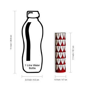 'Mughal Petals' Floral Magnetic Frigde Planter In Metal