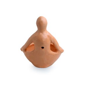 'Spirit of Earth' Handmade & Handpainted Terracotta Planter Pot (6 Inch)
