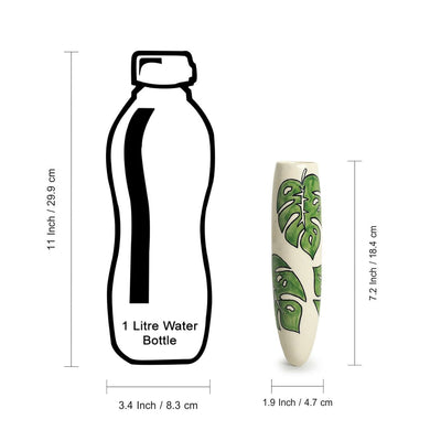 'Lush Life' Magnetic Fridge Planter In Ceramic