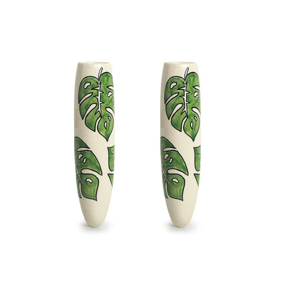 'Lush Life' Magnetic Fridge Planters In Ceramic (Set of 2)
