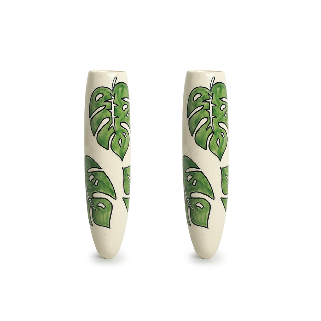 'Lush Life' Magnetic Fridge Planters In Ceramic (Set of 2)