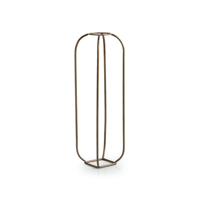 'Modern Glass Garden' Test Tube Table Planter/Vase (12 Inch, Golden)