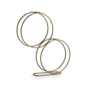 'Modern Glass Garden' Test Tube Table Planter/Vases (13 Inch, Golden)