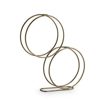 'Modern Glass Garden' Test Tube Table Planter/Vases (13 Inch, Golden)