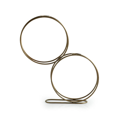 'Modern Glass Garden' Test Tube Table Planter/Vases (13 Inch, Golden)