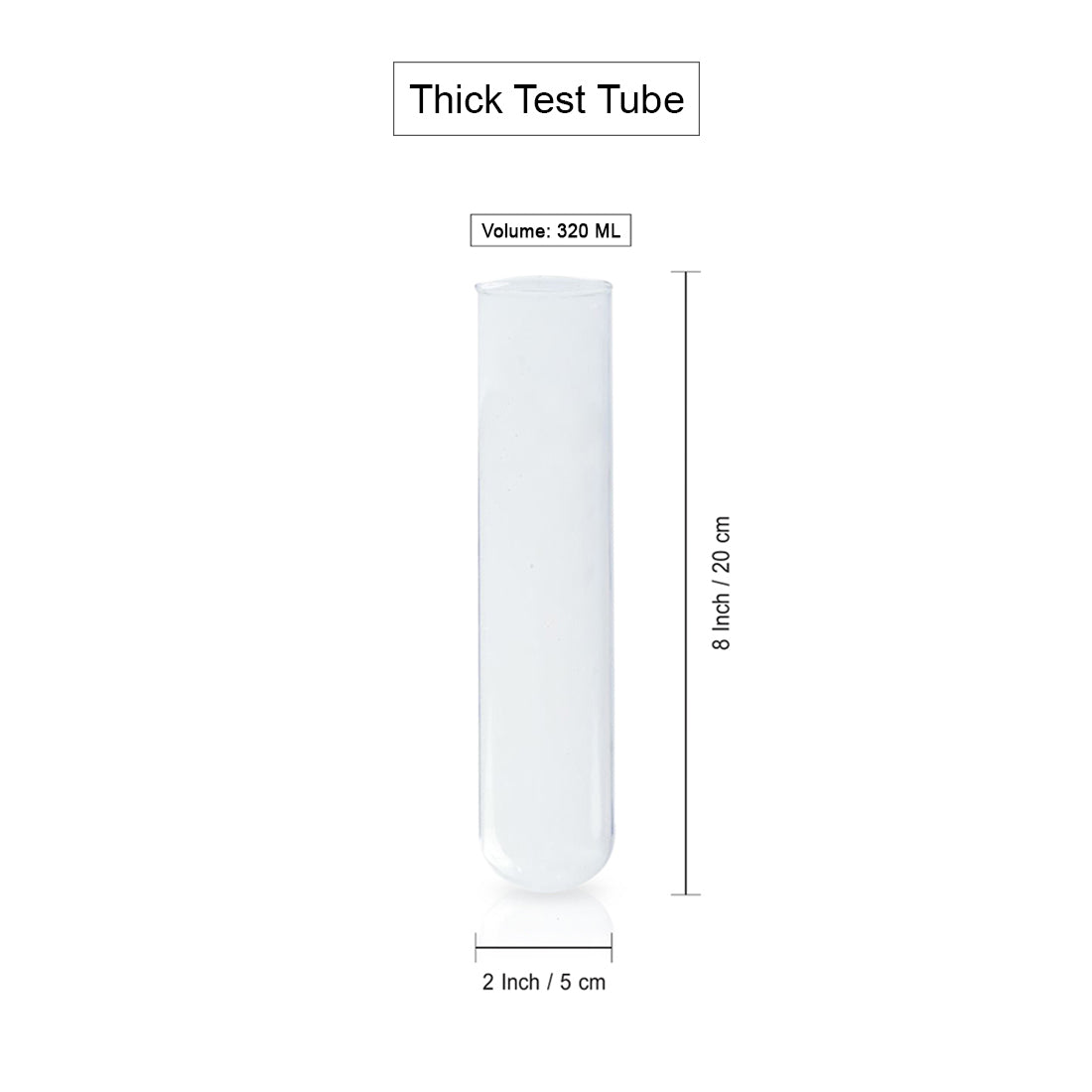 'Modern Glass Garden' Test Tube Wall Planter/Vase (9 Inch, Golden)