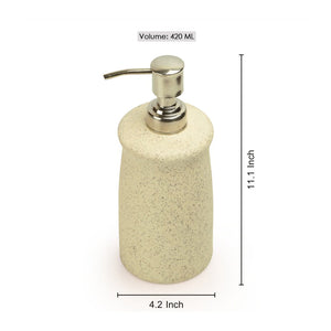 Elegant Ceramic Bathroom Accessory Set Of 3 In Off White