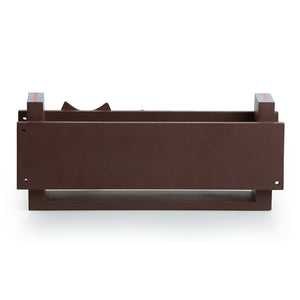 'Triple Owl Motifs' Pine Wood Towel Holder (Upto 3 Towels)