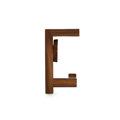 'Owl Block' Hand Carved Sheesham Wood Decorative Tissue Roll Dispenser