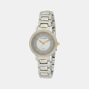 Citizen X Women Quartz Silver Dial Analog Stainless Steel Watch EL3044-54A