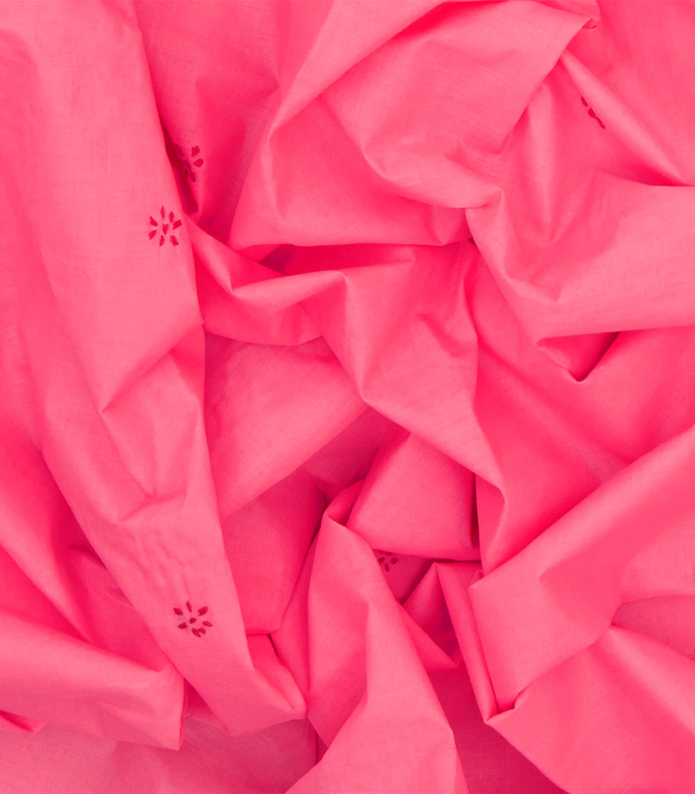 Baby Pink Chikankari Embroidered Cotton Saree With Mango Motifs-Baby Pink