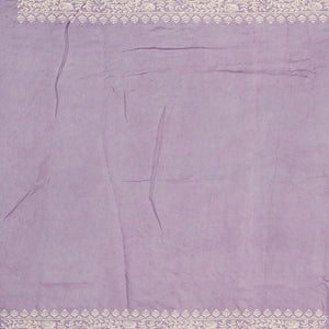 Lilac Organza Silk Saree With Meena Embroidered Motifs-Lilac