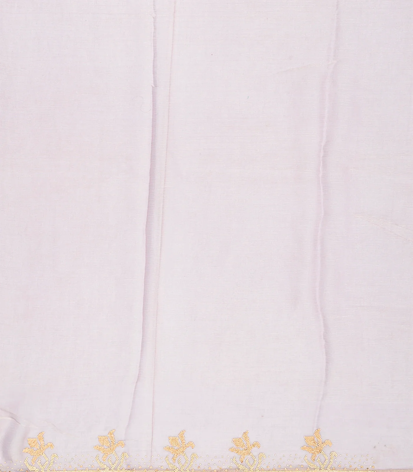 Lavender Blended Tissue Saree With Embroidered Motifs-Lavander