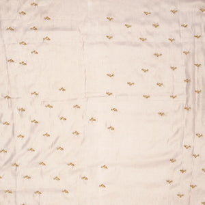 Dusty Pink Blended Tissue Saree Embroidered Floral Motifs-Dusty Pink