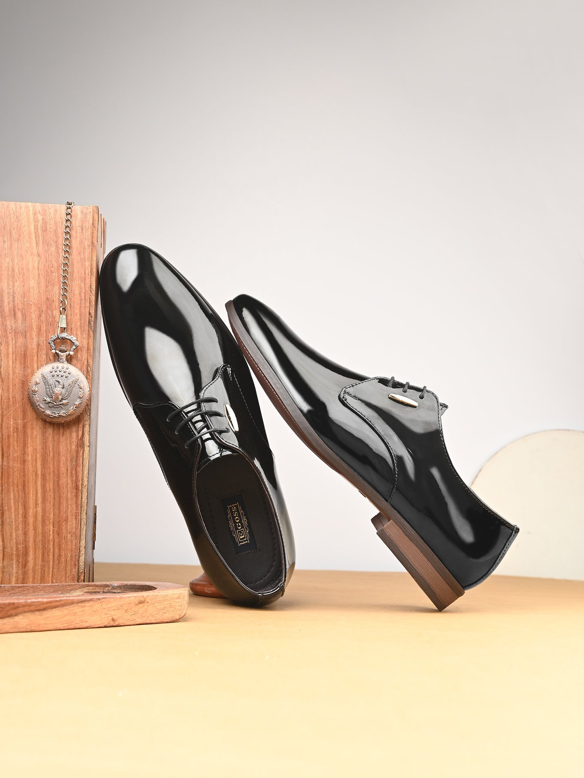 Egoss Party Wear Lace-Up Shoes For Men