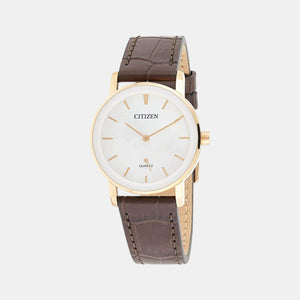 Citizen X Women Quartz White Dial Analog Leather Watch EQ9063-04D