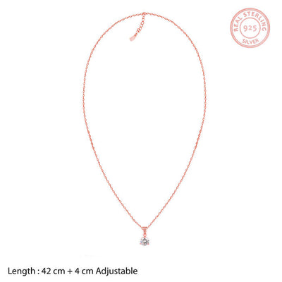 Rose Gold Classic Zircon Set