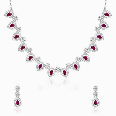Silver Royal Pink Gorgeous Set