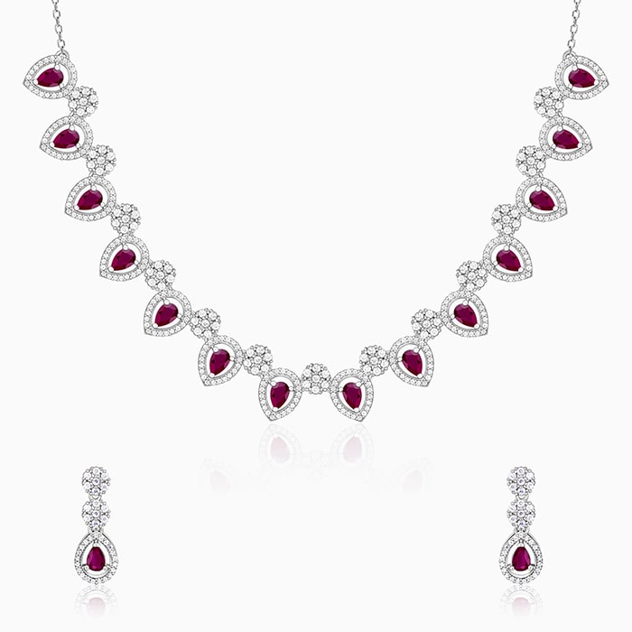 Silver Royal Pink Gorgeous Set