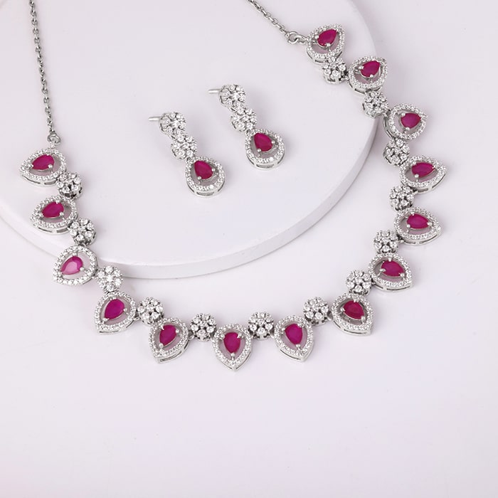 Silver Royal Pink Gorgeous Set