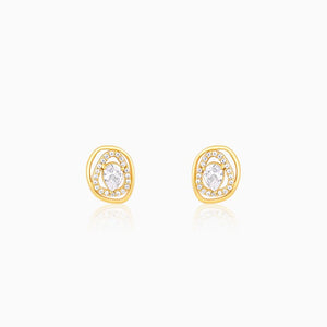 Golden Glittering Earrings